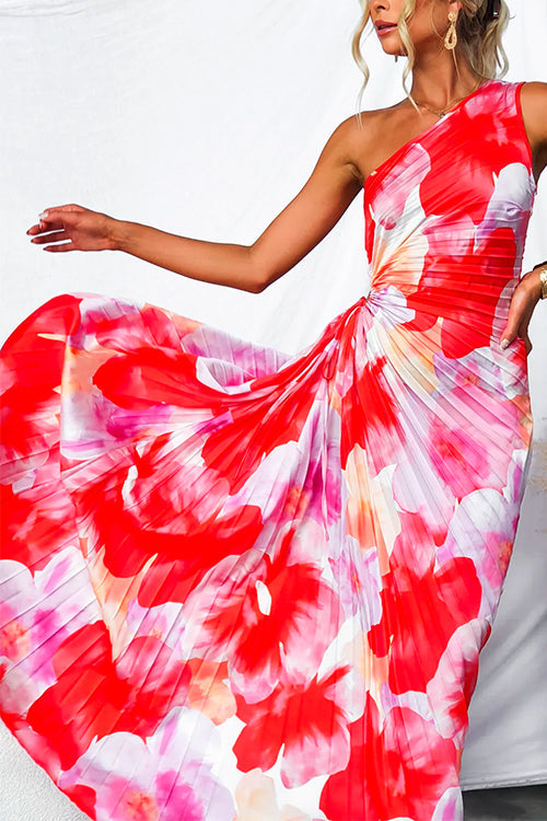 Trinity | Vibrant Tropical Evening Dress