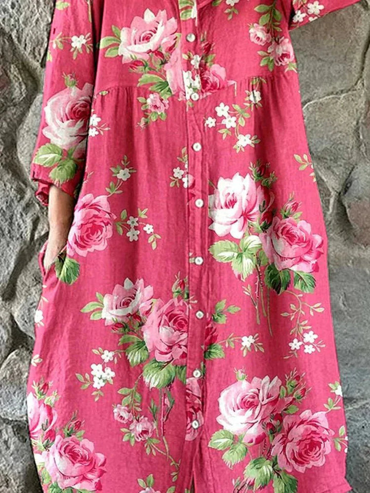 Chloe | Art Floral Dress