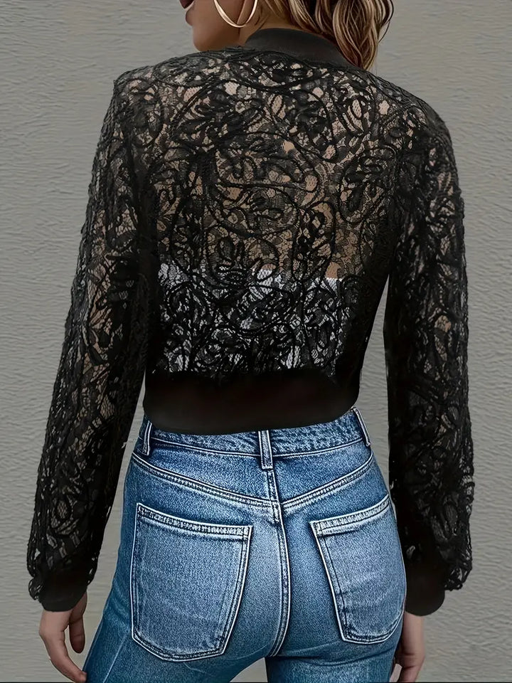 Colette | Lace Crop Jacket
