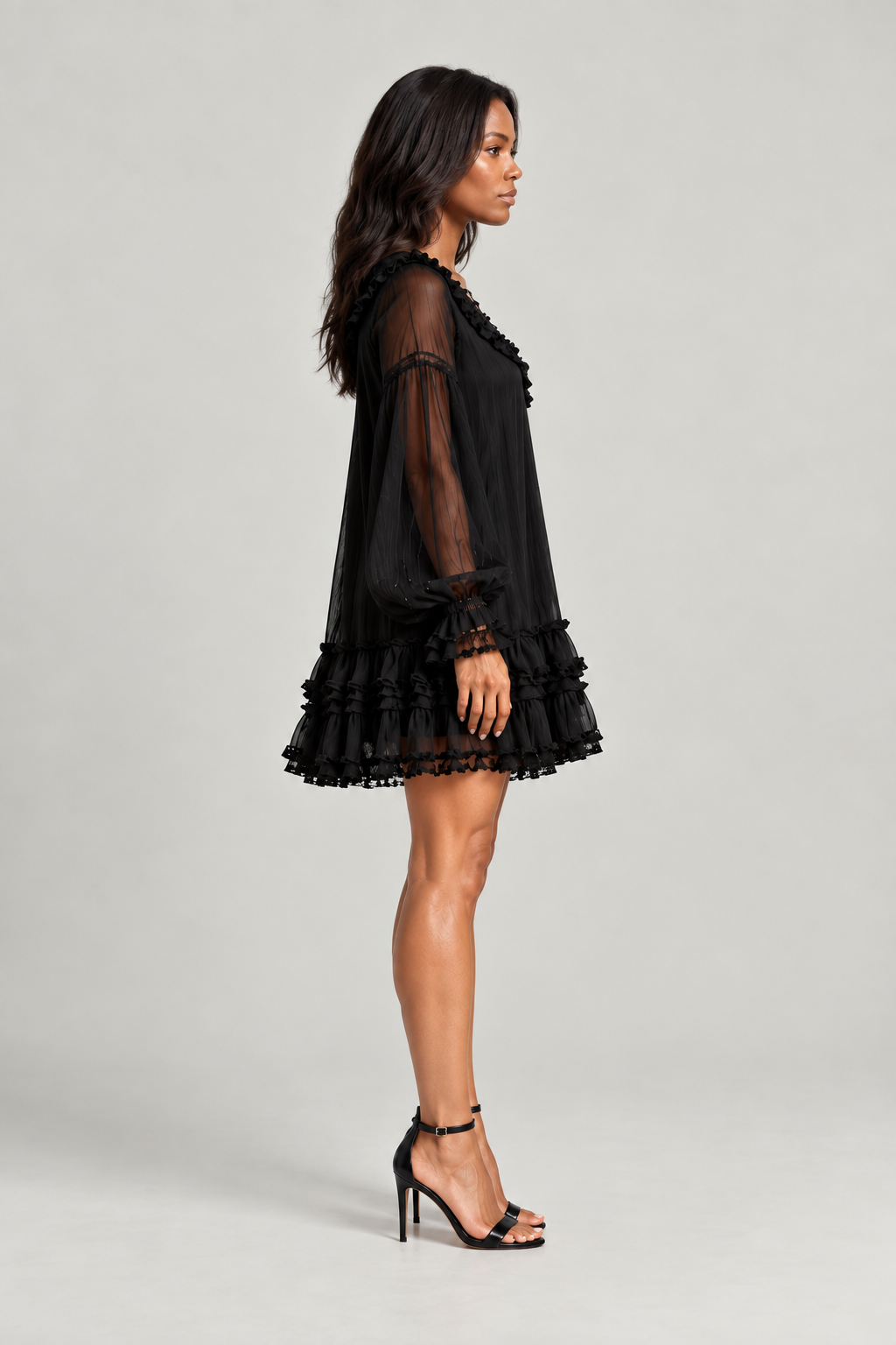 Solanna | Flowing Ruffle Dress