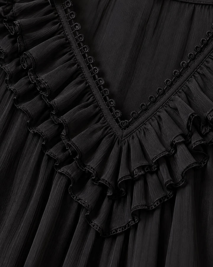 Solanna | Flowing Ruffle Dress