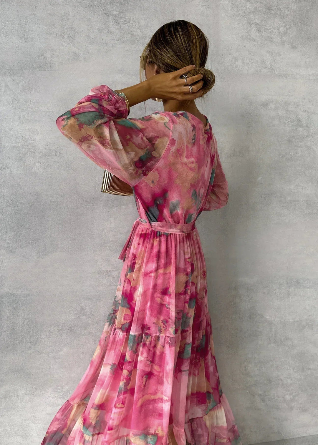 Rachel | Wrap Dress with Floral Print