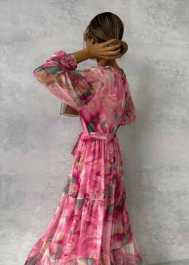 Rachel | Wrap Dress with Floral Print