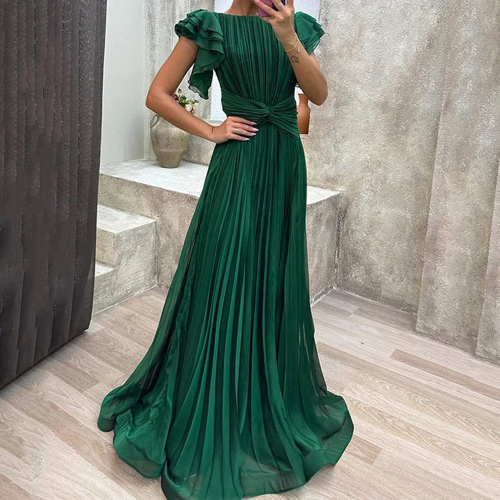 Teagan | Pleated Evening Dress