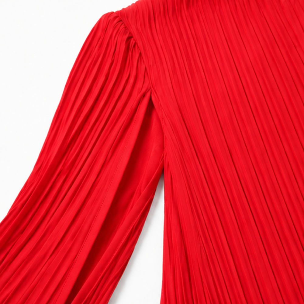 Paulette | Elegant Cape Sleeve Dress