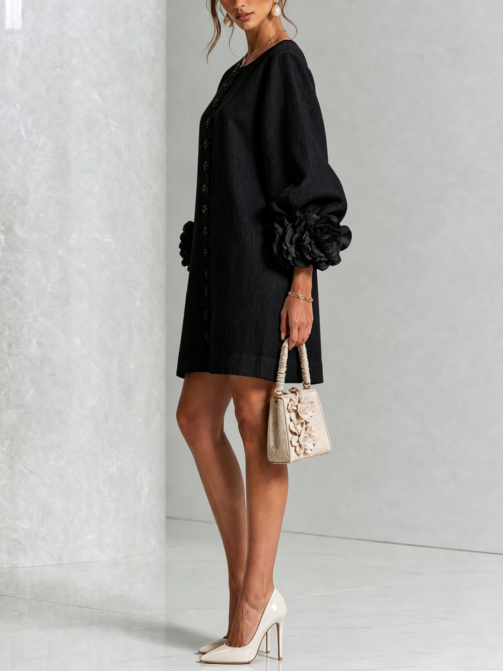 Florielle | Floral Button-Down Mini Dress