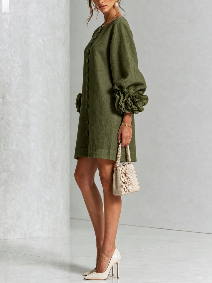 Florielle | Floral Button-Down Mini Dress