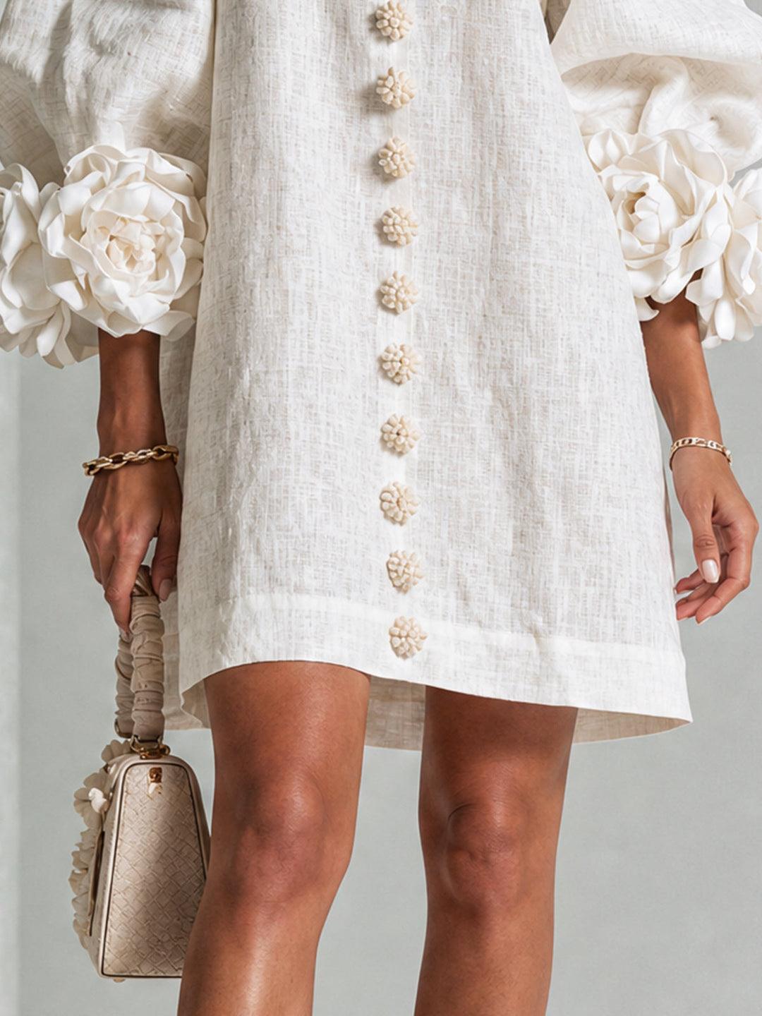Florielle | Floral Button-Down Mini Dress