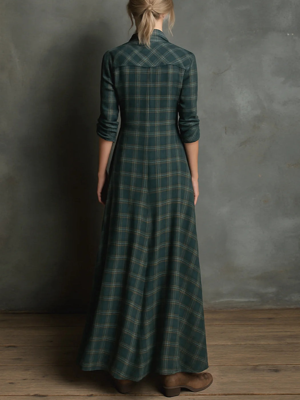 Elena | Tartan Dress