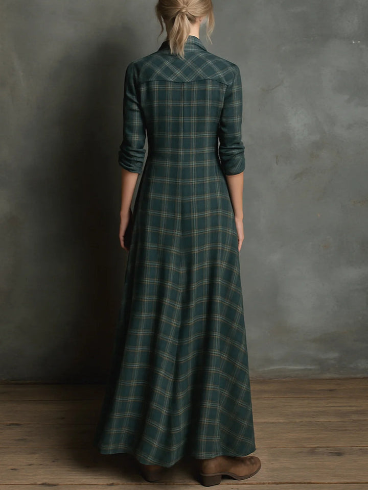 Elena | Tartan Dress