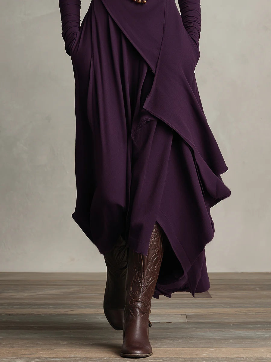 Iris | Purple Maxi Dress