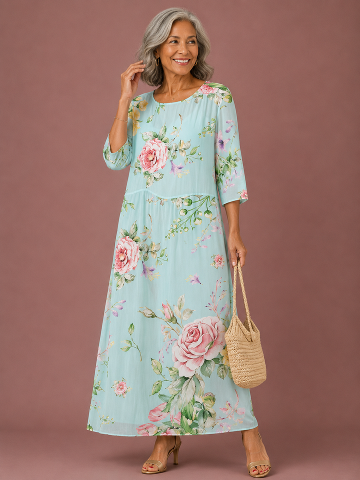 Sienna | Sunset Flower Dress