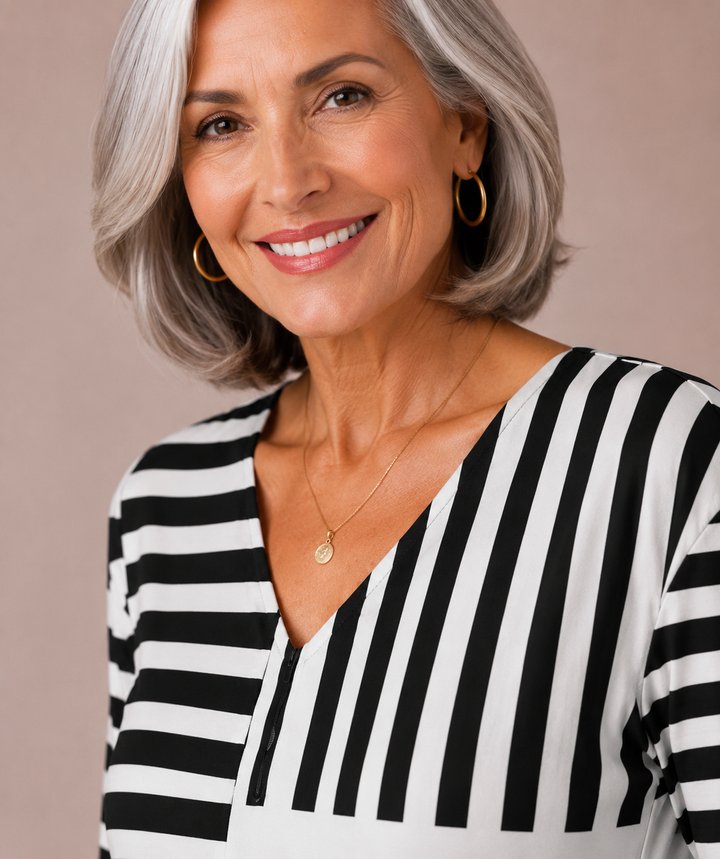 Sophie | Long Blouse with V-Neck