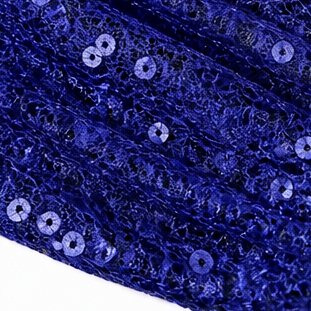 Wynette | Sequin-Sleeve Velvet-Look Cowl-Neck Dress