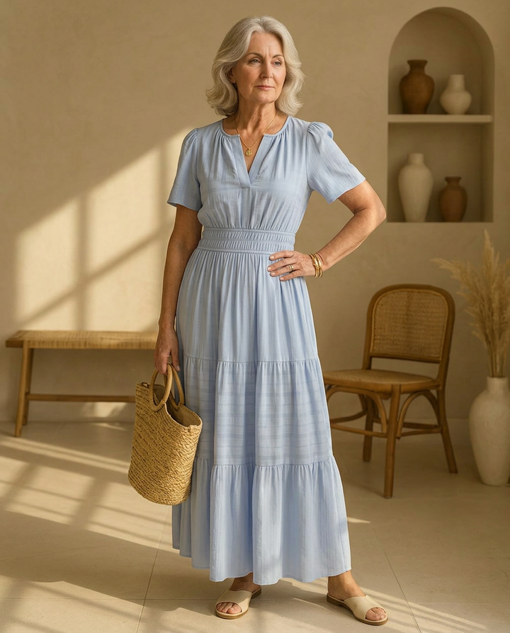 Alina – Cotton Whisper Dress