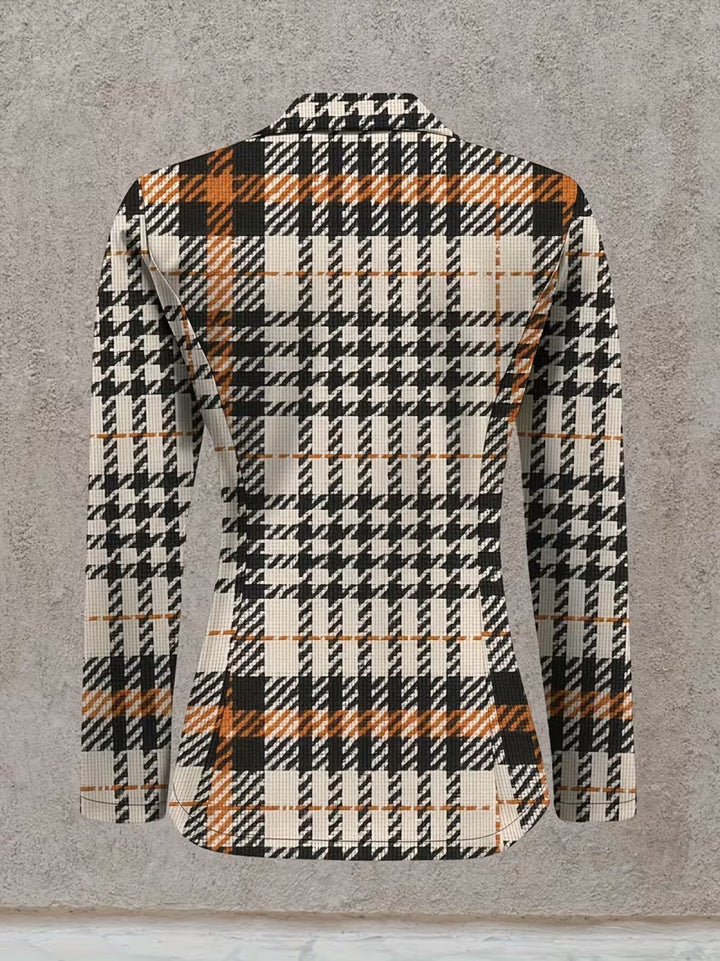 The Donata Houndstooth Blazer