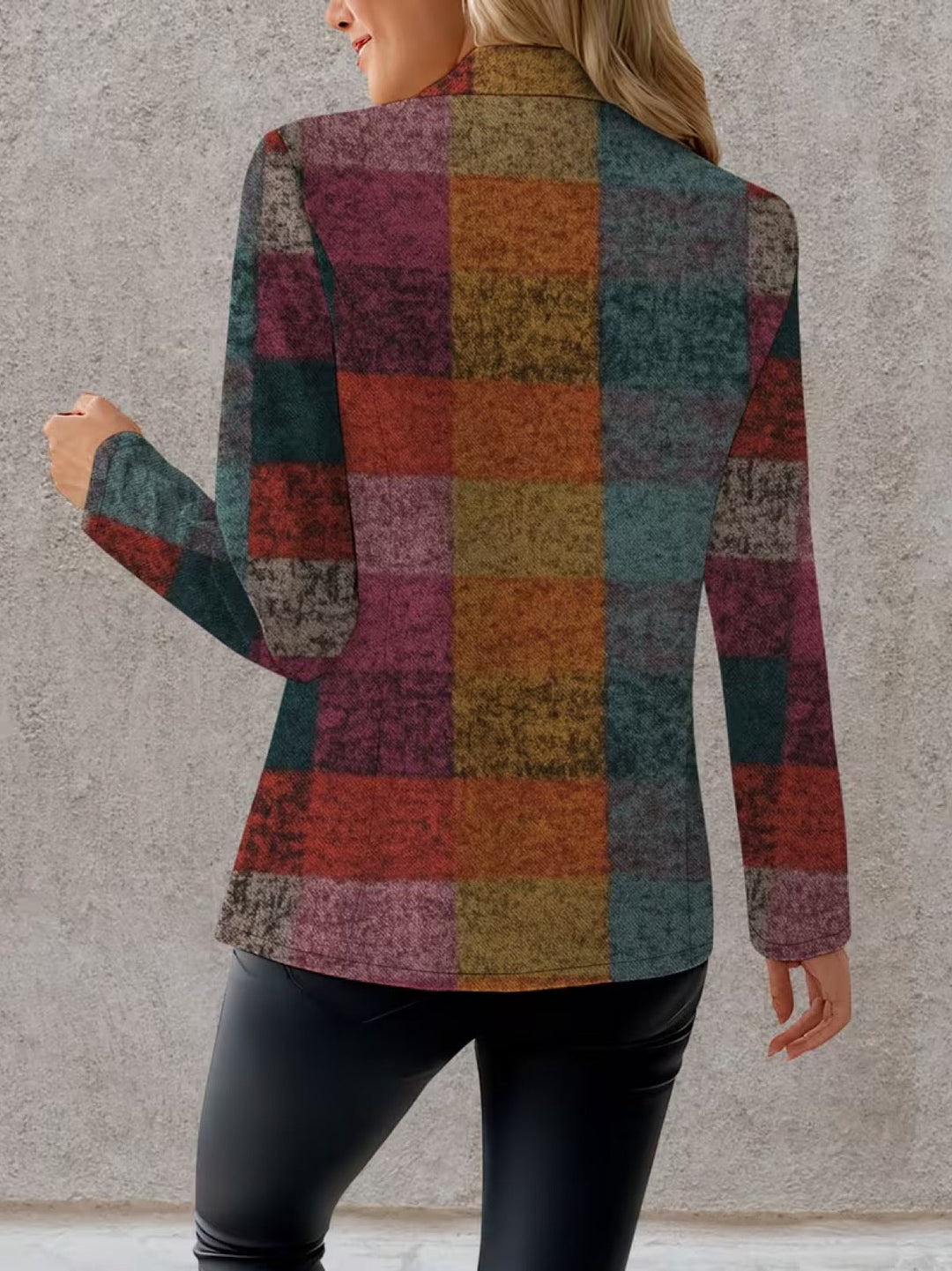 The Ornella Plaid Blazer