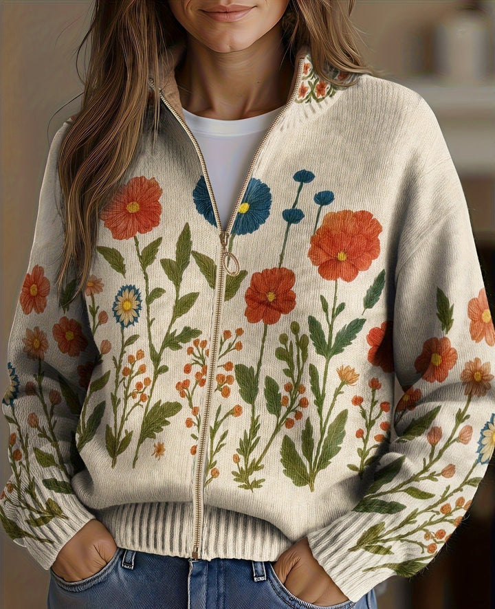 Juniper | Wildflower Meadow Zip Cardigan